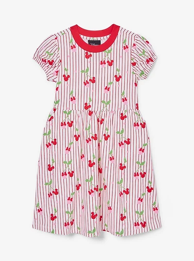 Disney Mickey & Minnie Cherry Silhouette Toddler Dress — BoxLunch Exclusive