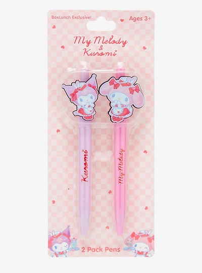 Sanrio My Melody & Kuromi Diner Pen Set - BoxLunch Exclusive