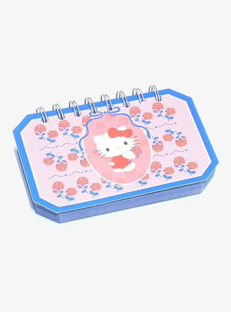 Sanrio Hello Kitty Floral Spiral Mini Notebook - BoxLunch Exclusive