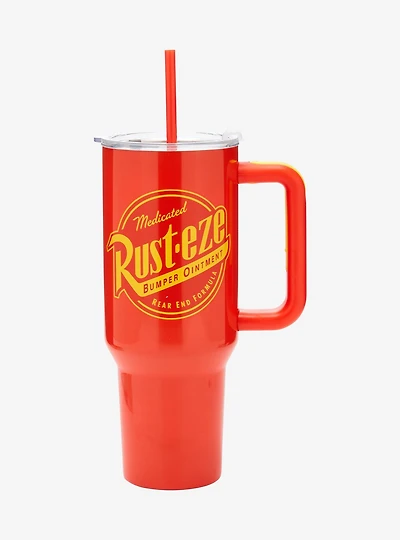 Disney Pixar Cars Rust-eze Straw Tumbler with Handle — BoxLunch Exclusive