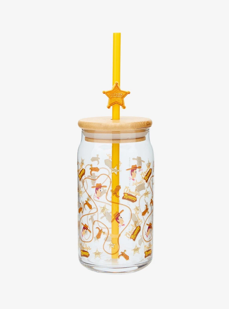 Disney Pixar Toy Story Woody's Roundup Straw Tumbler with Charm — BoxLunch Exclusive