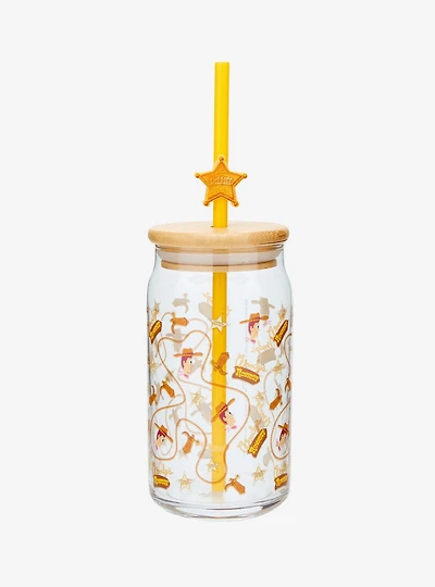 Disney Pixar Toy Story Woody's Roundup Straw Tumbler with Charm — BoxLunch Exclusive