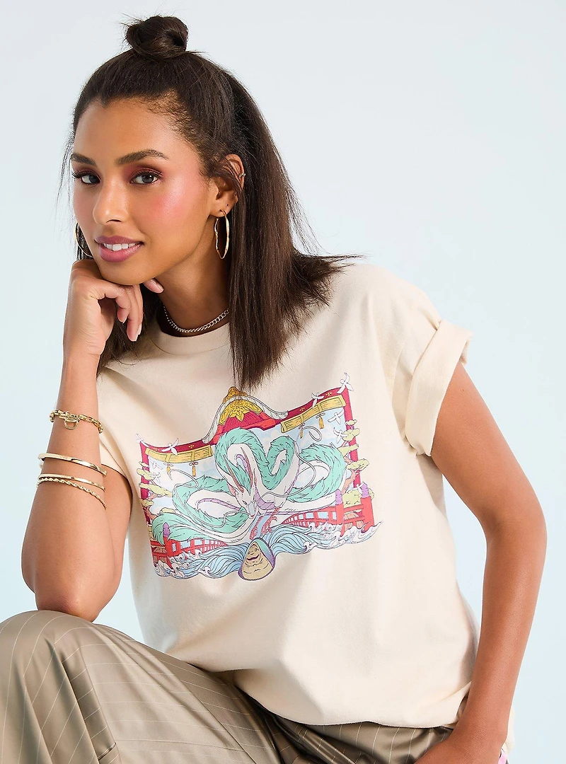 Studio Ghibli® Spirited Away Haku Dragon Portrait T-Shirt - BoxLunch Exclusive