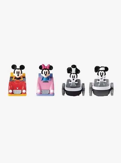 Beast Kingdom Disney Classic Mickey & Minnie Pull Back Car Figure Set (D100 Ver.)