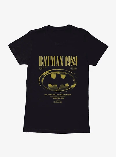 Batman 1989 Womens T-Shirt