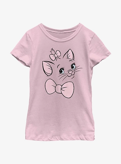 Disney The Aristocats Marie Big Face Youth Girls T-Shirt