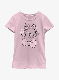 Disney The Aristocats Marie Big Face Youth Girls T-Shirt