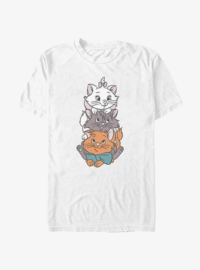 Disney The Aristocats Group Stack Kittens Cute T-Shirt