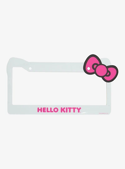 Sanrio Hello Kitty Bow License Plate Frame
