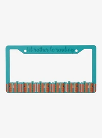 I'd Rather Be Reading License Plate Frame - BoxLunch Exclusive