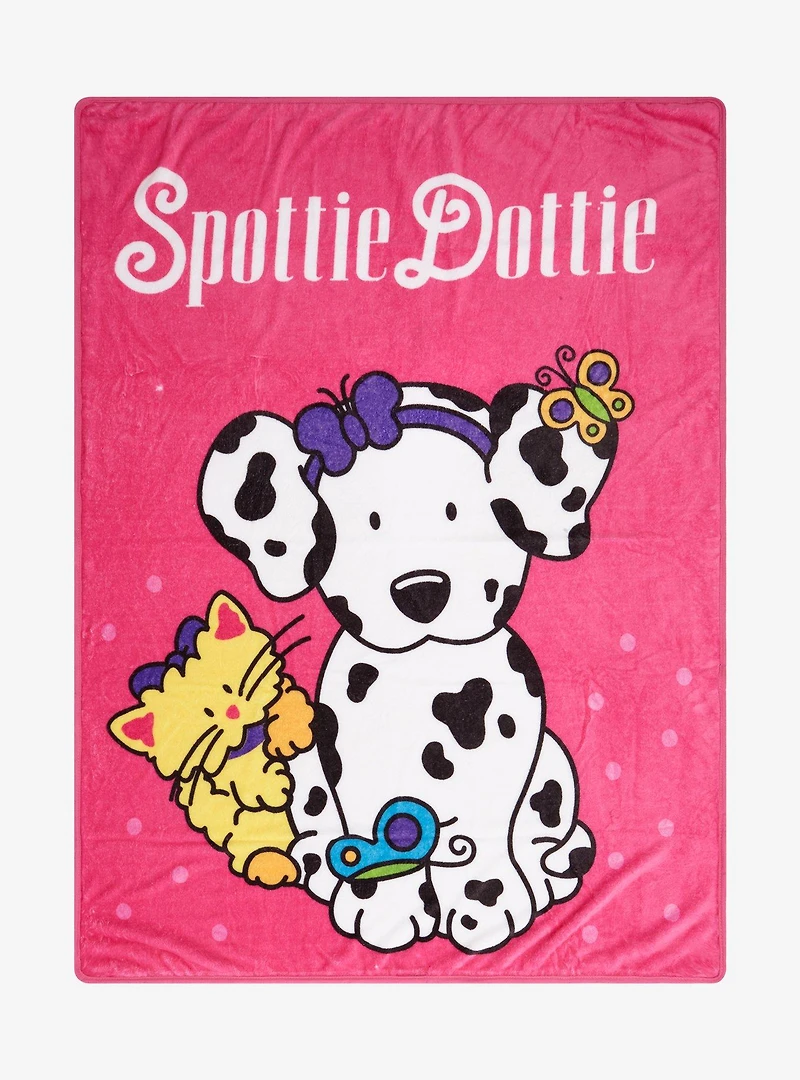 Sanrio Spottie Dottie Portrait Fleece Throw - BoxLunch Exclusive