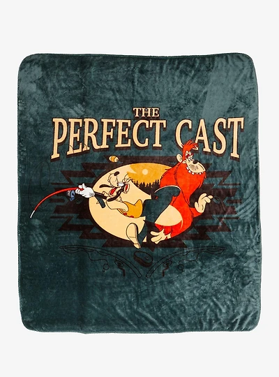 Disney A Goofy Movie The Perfect Cast Rolled Sherpa Blanket — BoxLunch Exclusive