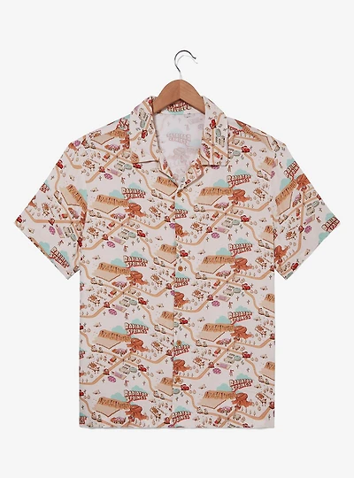 Disney Pixar Cars Radiator Springs Allover Print Woven T-Shirt — BoxLunch Exclusive