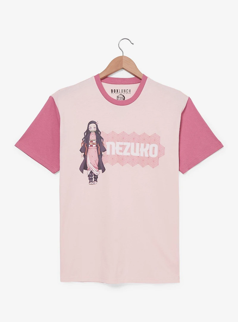 Demon Slayer: Kimetsu no Yaiba Nezuko Raglan T-Shirt — BoxLunch Exclusive