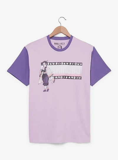 Demon Slayer: Kimetsu no Yaiba Shinobu Raglan T-Shirt — BoxLunch Exclusive