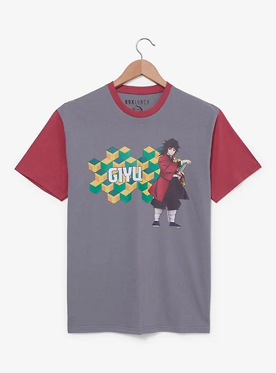 Demon Slayer: Kimetsu no Yaiba Giyu Raglan T-Shirt — BoxLunch Exclusive