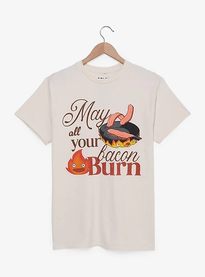 Studio Ghibli Howl's Moving Castle Calcifer Bacon Burn T-Shirt - BoxLunch Exclusive