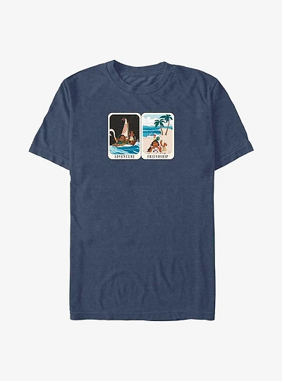 Disney Moana Tarot Card Big & Tall T-Shirt