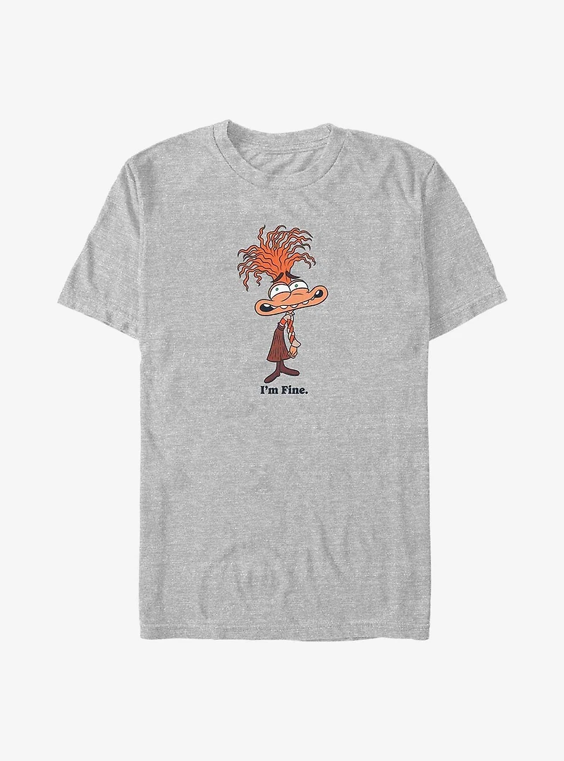 Disney Pixar Inside Out Anxiety Totally Fine Big & Tall T-Shirt