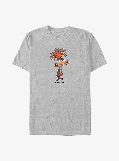 Disney Pixar Inside Out Anxiety Totally Fine Big & Tall T-Shirt