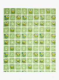 Sanrio Keroppi Multi-Portrait Grid Fleece Throw - BoxLunch Exclusive