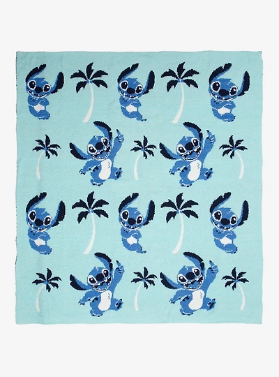 Disney Lilo & Stitch Palm Tree Allover Knit Throw Blanket — BoxLunch Exclusive