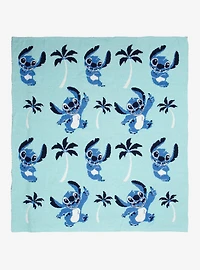 Disney Lilo & Stitch Palm Tree Allover Knit Throw Blanket — BoxLunch Exclusive