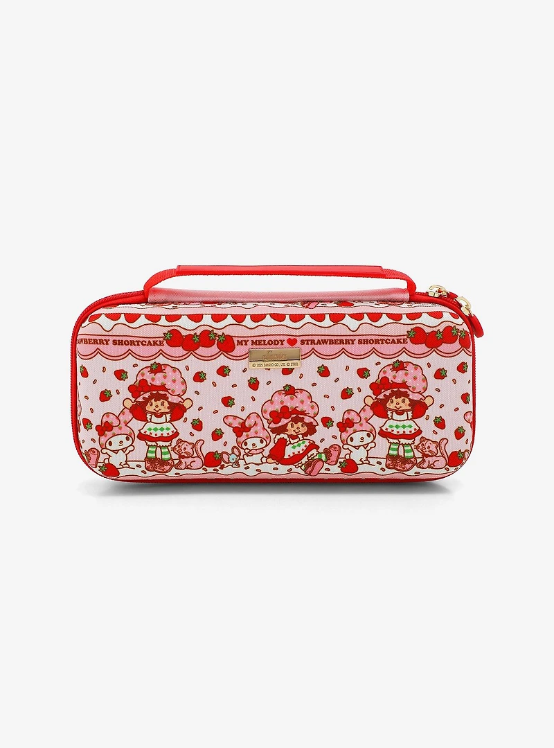Sonix Sanrio x Strawberry Shortcake My Melody and Strawberry Shortcake Allover Print Nintendo Switch Carrying Case