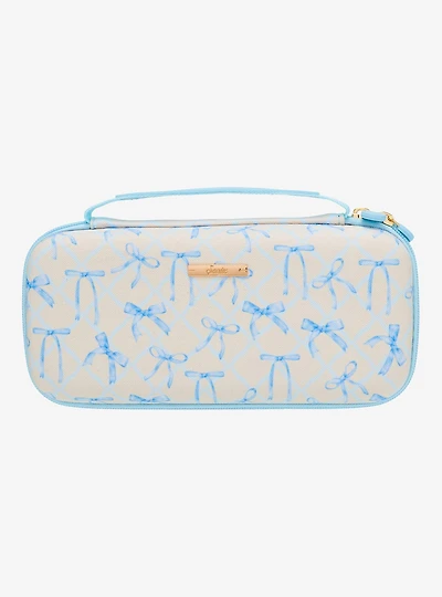 Sonix Blue Ribbon and Bows Allover Print Nintendo Switch Case