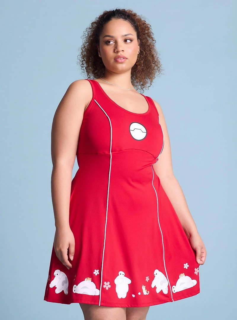 Disney Big Hero 6 Baymax Cherry Blossom Plus Active Dress