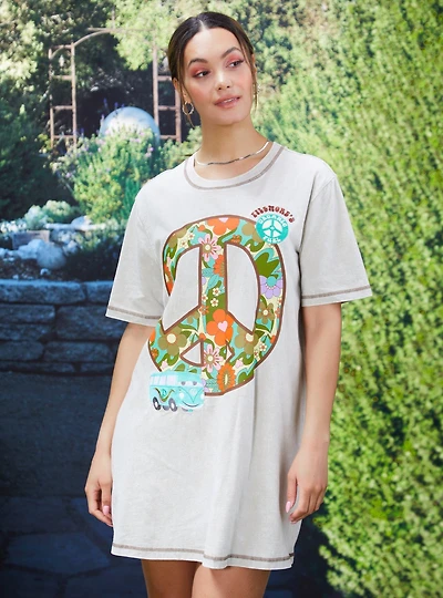 Disney Pixar Cars Fillmore Peace Sign T-Shirt Dress - BoxLunch Exclusive