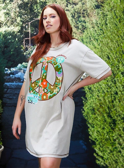 Disney Pixar Cars Fillmore Peace Sign Plus T-Shirt Dress - BoxLunch Exclusive