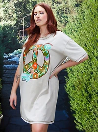 Disney Pixar Cars Fillmore Peace Sign Plus T-Shirt Dress - BoxLunch Exclusive