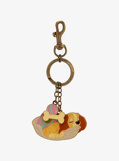 Disney Lady and the Tramp Lady Sleeping Multi Keychain