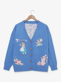 Disney Alice Wonderland Tea Party Women's Plus Cardigan - BoxLunch Exclusive