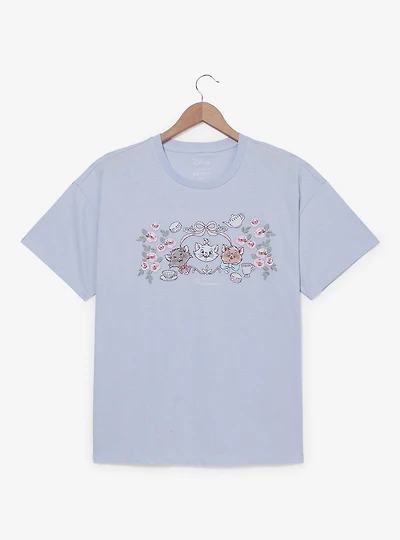 Disney The Aristocats Kittens Embroidered Women's Plus T-Shirt - BoxLunch Exclusive