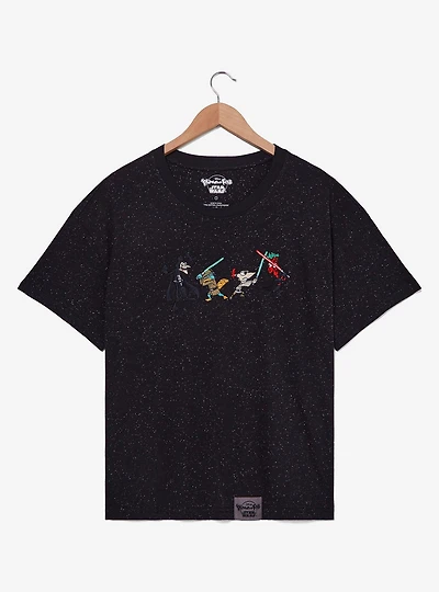 Disney Phineas and Ferb x Star Wars Lightsabers Women's Plus T-Shirt — BoxLunch Exclusive