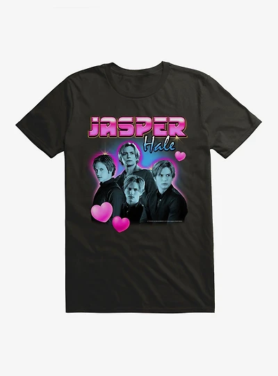 Twilight Jasper Hale Retro Style Portrait T-Shirt