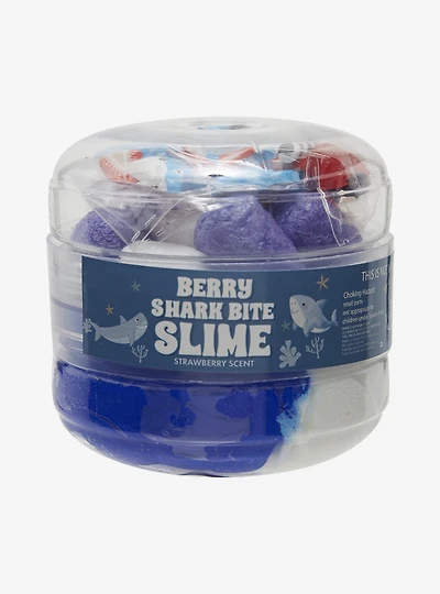 Berry Shark Bite Strawberry Scented Slime