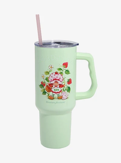 Strawberry Shortcake Life Is Delicious Straw Tumbler with Handle
