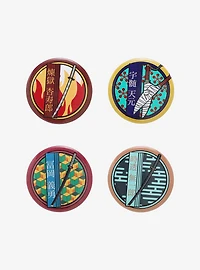 Demon Slayer: Kimetsu no Yaiba Character Swords Button Pin Set