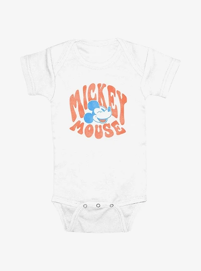 Disney Mickey Mouse Groovy Name Infant Bodysuit
