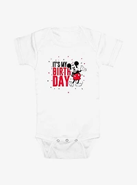 Disney Mickey Mouse Its My Birthday Confetti Infant Bodysuit