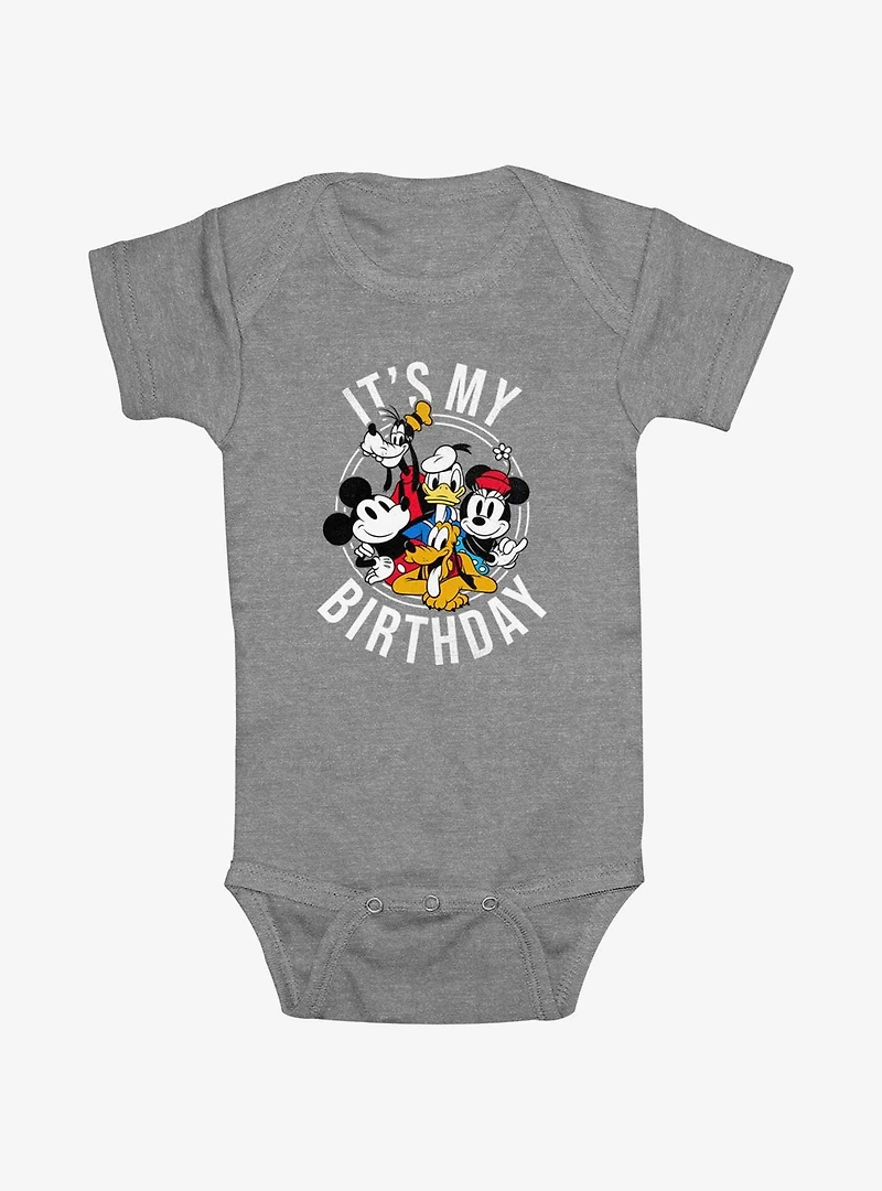 Disney Mickey Mouse And Friends Birthday Infant Bodysuit