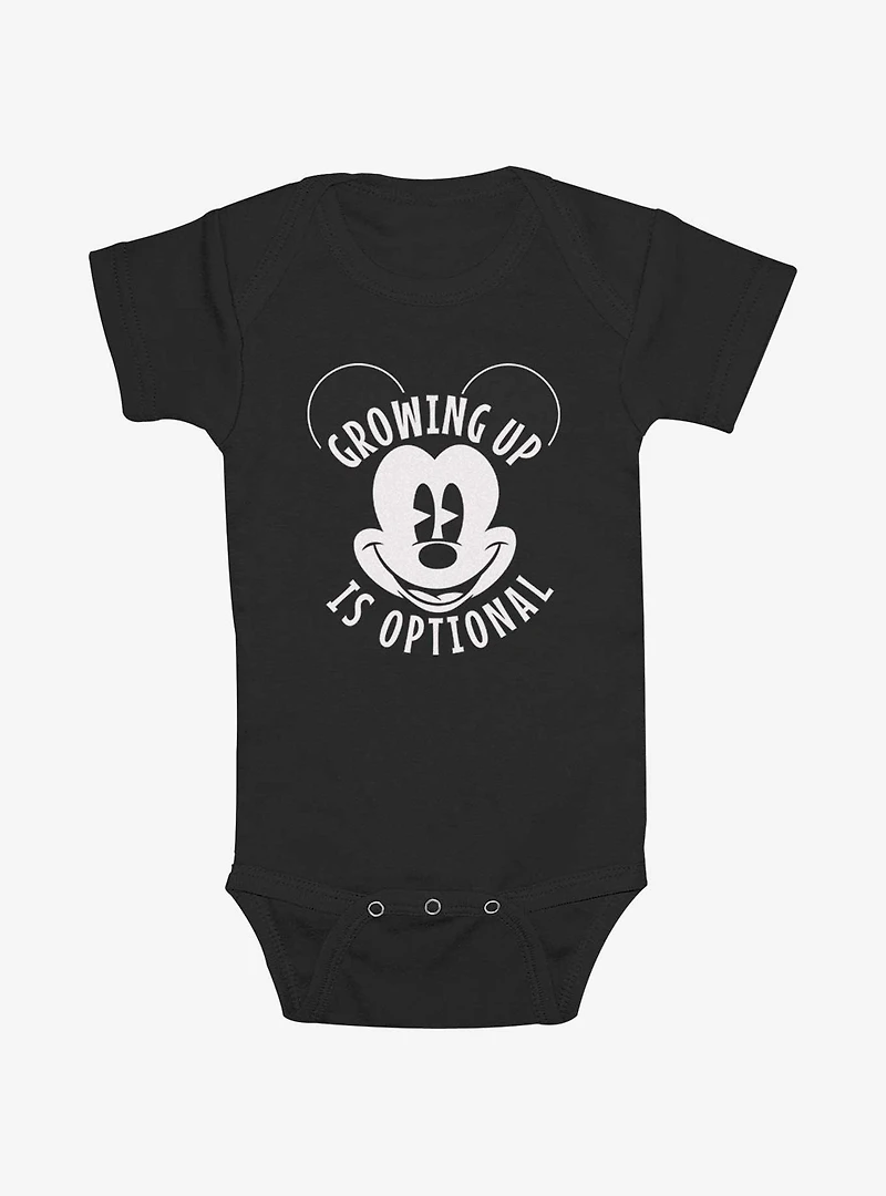 Disney Mickey Mouse Growing Up Is Optional Infant Bodysuit