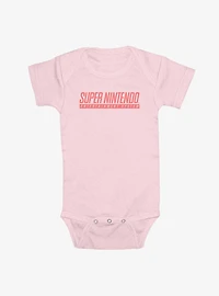 Nintendo Super Logo Infant Bodysuit