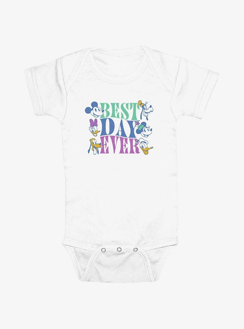 Disney Mickey Mouse Best Day Ever With Friends  Infant Bodysuit