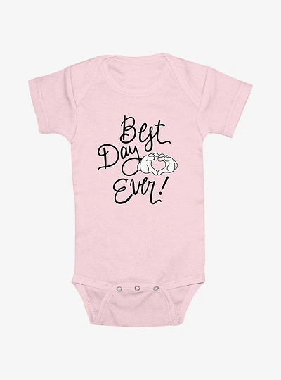 Disney Mickey Mouse Hands Best Day Ever Infant Bodysuit