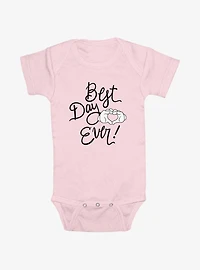 Disney Mickey Mouse Hands Best Day Ever Infant Bodysuit
