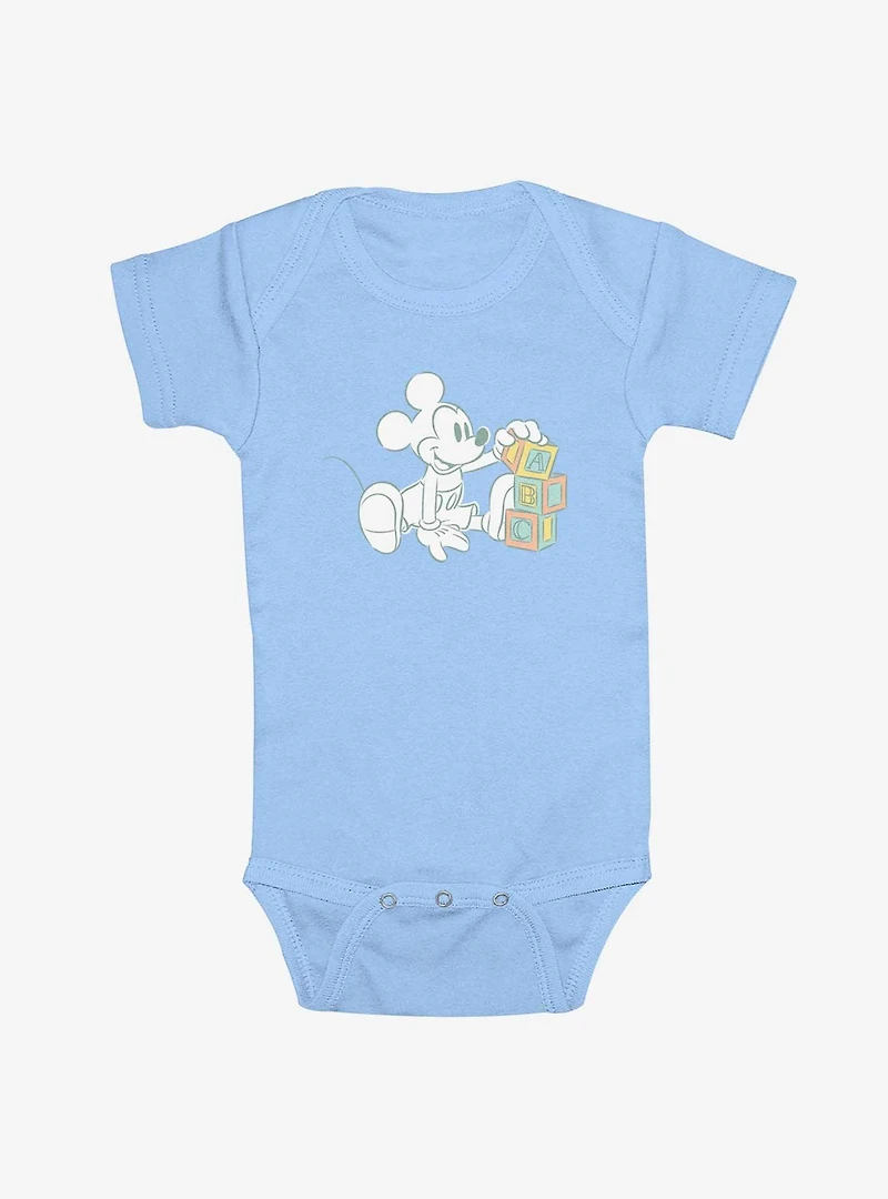 Disney Mickey Mouse Blocks Game Infant Bodysuit